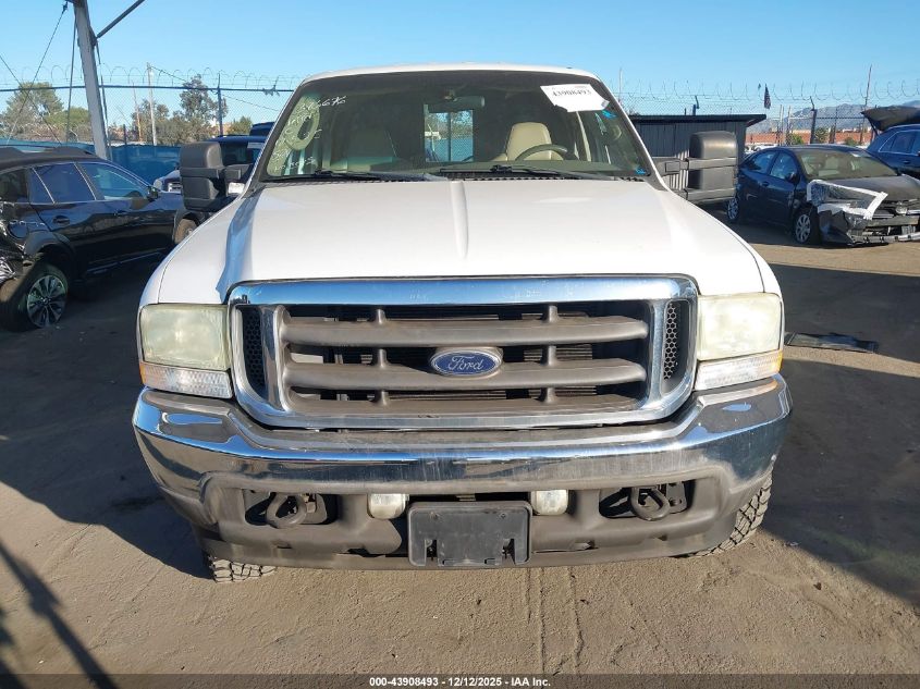 2004 Ford F-250 Lariat/Xl/Xlt VIN: 1FTNW21S34EB66599 Lot: 43908493