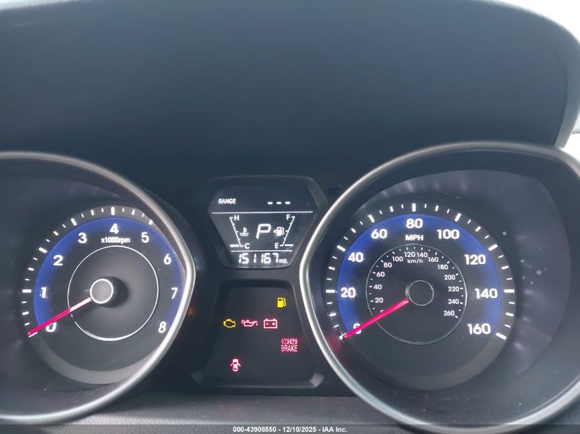 2015 Hyundai Elantra Se VIN: 5NPDH4AE2FH613843 Lot: 43908550