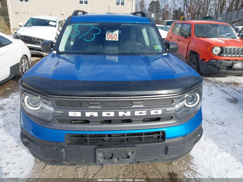 2022 Ford Bronco Sport Big Bend VIN: 3FMCR9B62NRD27057 Lot: 43908573