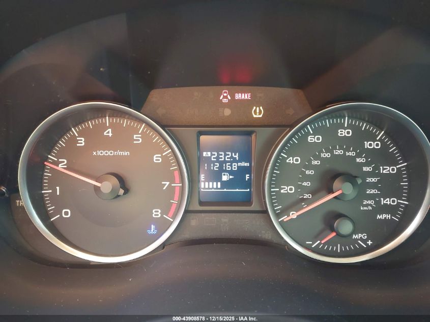 2016 Subaru Crosstrek 2.0I Premium VIN: JF2GPABC2GG284709 Lot: 43908578