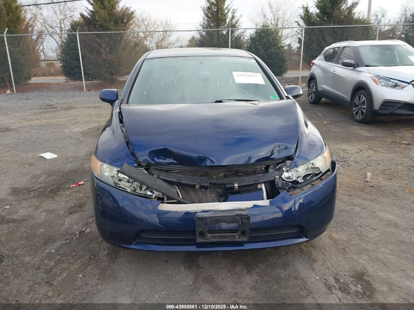 2008 Honda Civic Lx VIN: 1HGFA16548L090801 Lot: 43908581