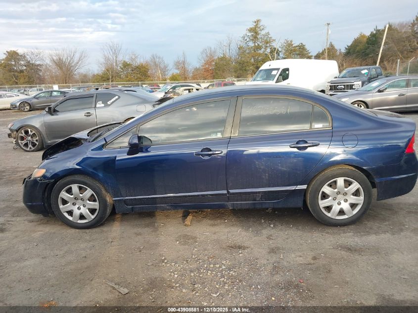 2008 Honda Civic Lx VIN: 1HGFA16548L090801 Lot: 43908581