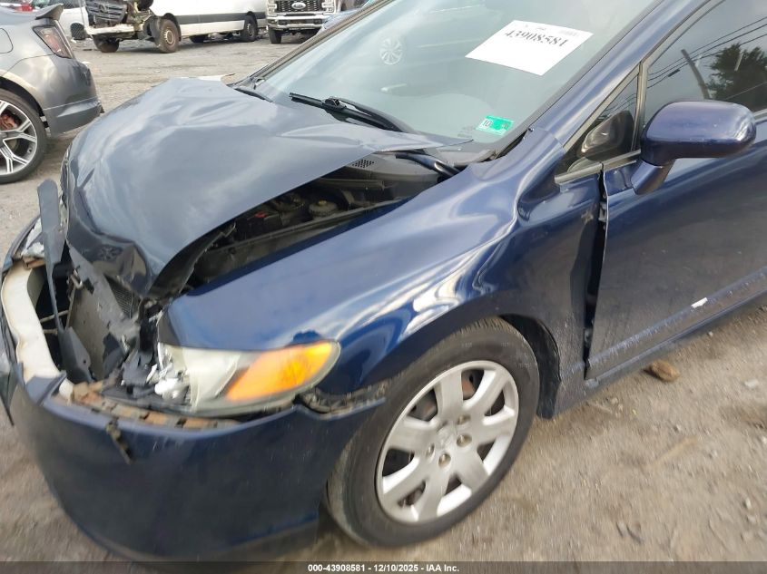 2008 Honda Civic Lx VIN: 1HGFA16548L090801 Lot: 43908581