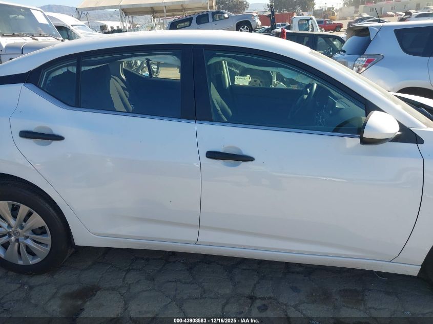 2025 Nissan Sentra S VIN: 3N1AB8BV7SY235836 Lot: 43908583