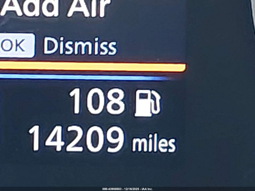 2025 Nissan Sentra S VIN: 3N1AB8BV7SY235836 Lot: 43908583