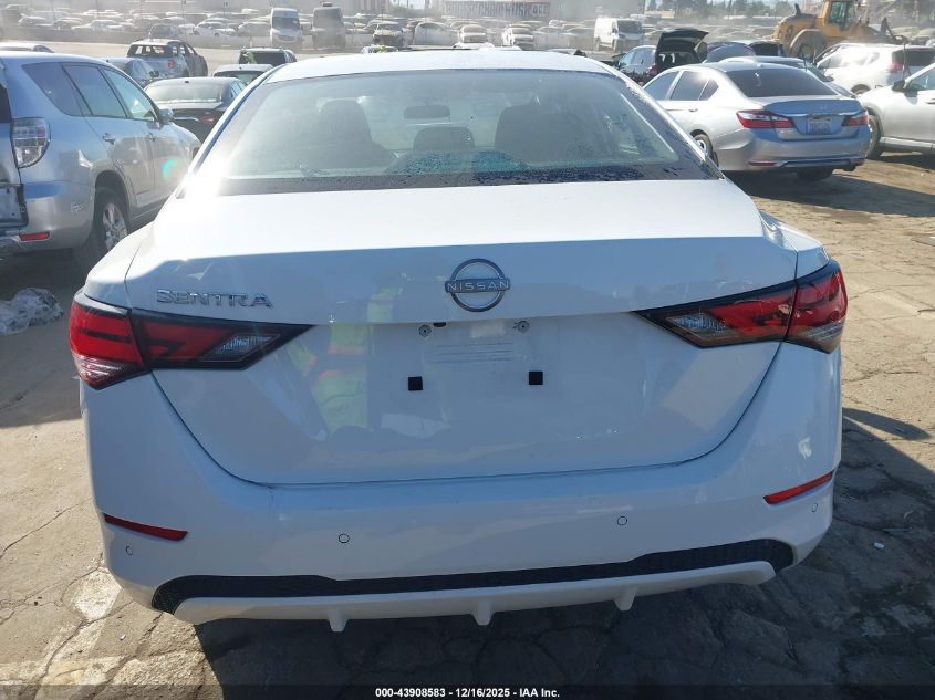 2025 Nissan Sentra S VIN: 3N1AB8BV7SY235836 Lot: 43908583