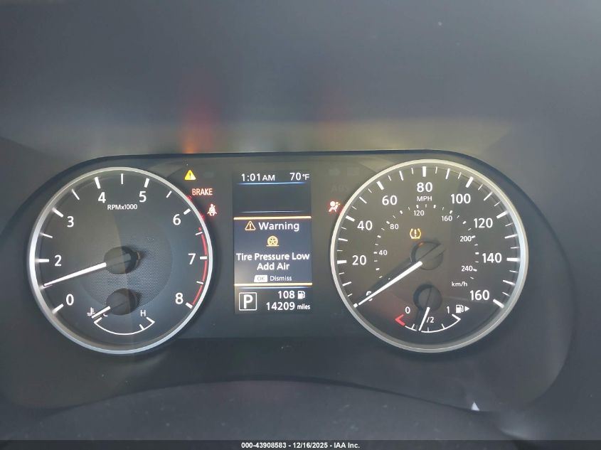 2025 Nissan Sentra S VIN: 3N1AB8BV7SY235836 Lot: 43908583