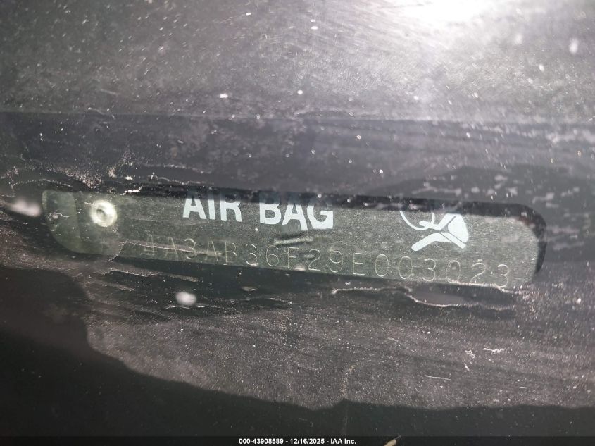 2009 Mitsubishi Galant Es/Sport Edition VIN: 4A3AB36F29E003023 Lot: 43908589