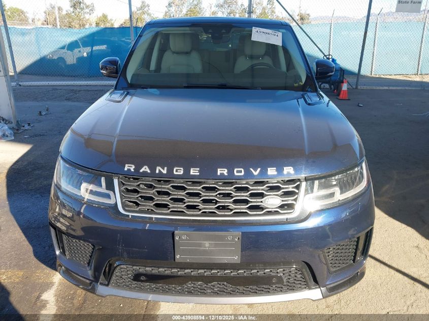 2020 Land Rover Range Rover Sport Hse Mhev VIN: SALWR2SU9LA720626 Lot: 43908594