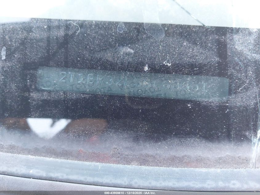 2006 Toyota Corolla Le VIN: 2T1BR32E56C686513 Lot: 43908610