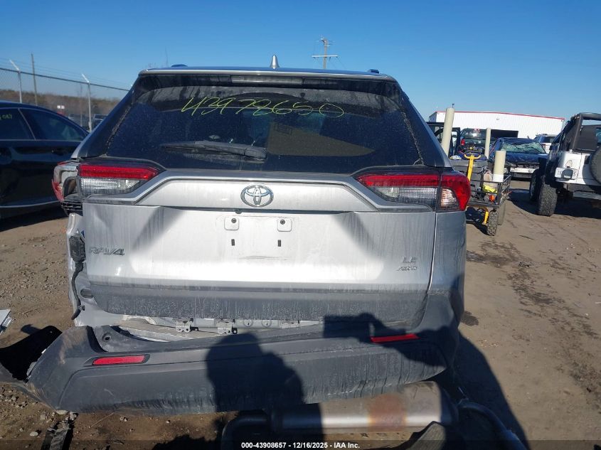 2020 Toyota Rav4 Le VIN: 2T3G1RFV1LW105908 Lot: 43908657