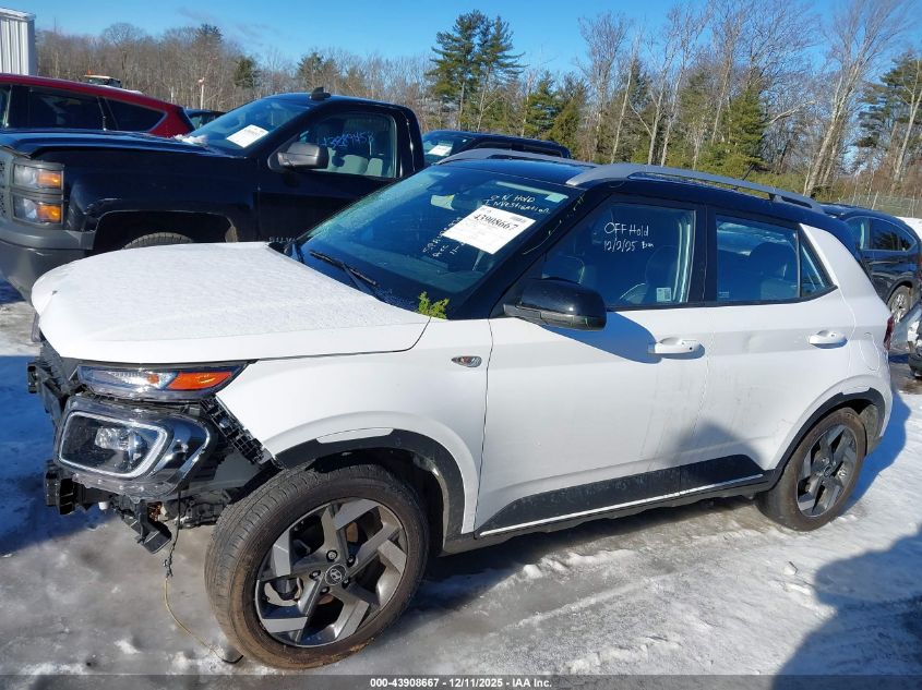 2024 Hyundai Venue Limited VIN: KMHRC8A32RU329967 Lot: 43908667