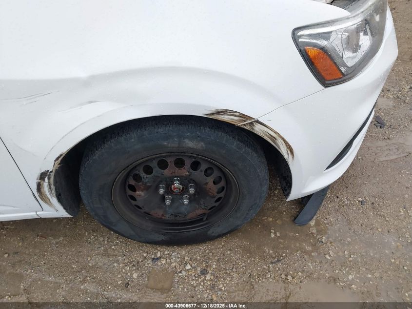 2017 Chevrolet Sonic Lt Auto VIN: 1G1JD5SH6H4137742 Lot: 43908677