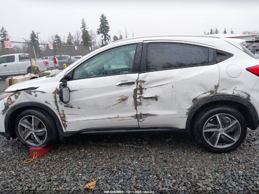 2022 Honda Hr-V Awd Ex-L VIN: 3CZRU6H7XNM713101 Lot: 43908689