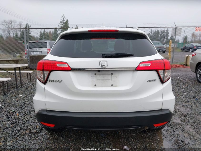 2022 Honda Hr-V Awd Ex-L VIN: 3CZRU6H7XNM713101 Lot: 43908689