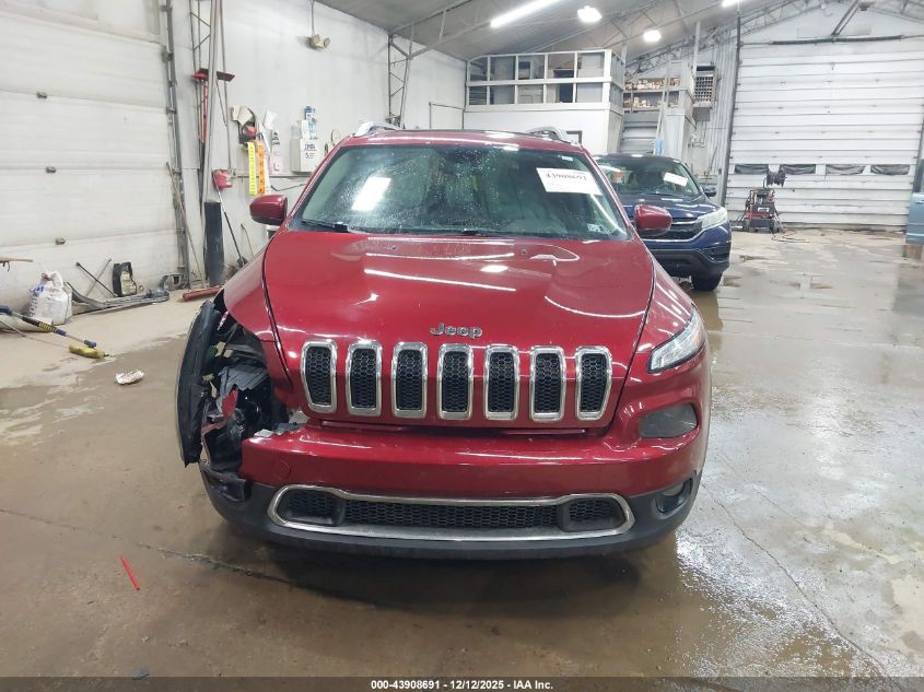 2015 Jeep Cherokee Limited VIN: 1C4PJMDSXFW697939 Lot: 43908691