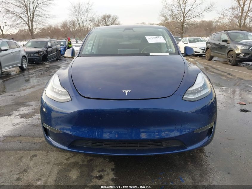 2020 Tesla Model Y Long Range Dual Motor All-Wheel Drive VIN: 5YJYGDEEXLF025231 Lot: 43908771