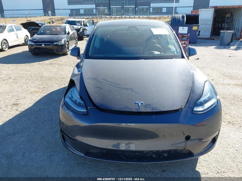 2020 Tesla Model Y Long Range Dual Motor All-Wheel Drive VIN: 5YJYGDEE9LF037919 Lot: 43908787