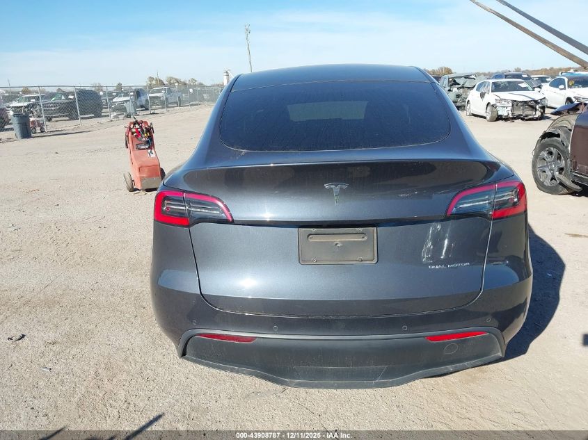 2020 Tesla Model Y Long Range Dual Motor All-Wheel Drive VIN: 5YJYGDEE9LF037919 Lot: 43908787