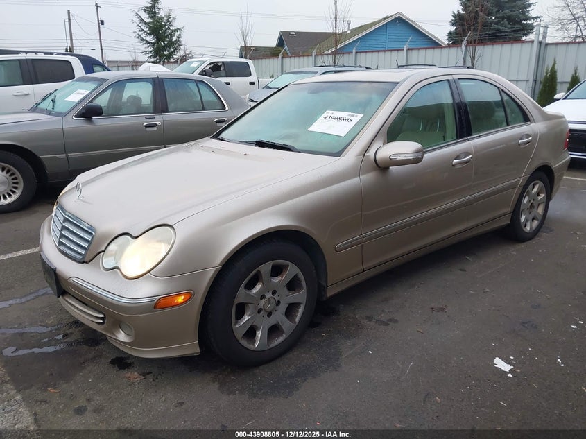 MERCEDES-BENZ C 240 2005 VIN WDBRF61J95F605721