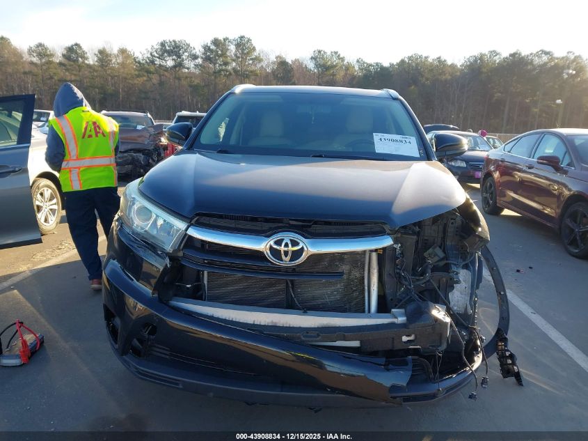 2015 Toyota Highlander Xle V6 VIN: 5TDJKRFH9FS107411 Lot: 43908834