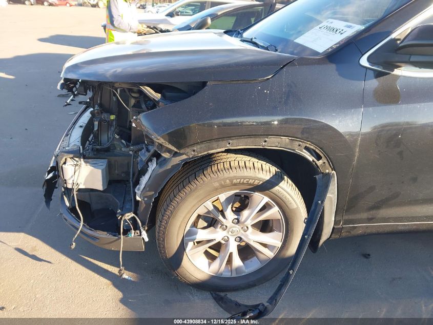 2015 Toyota Highlander Xle V6 VIN: 5TDJKRFH9FS107411 Lot: 43908834