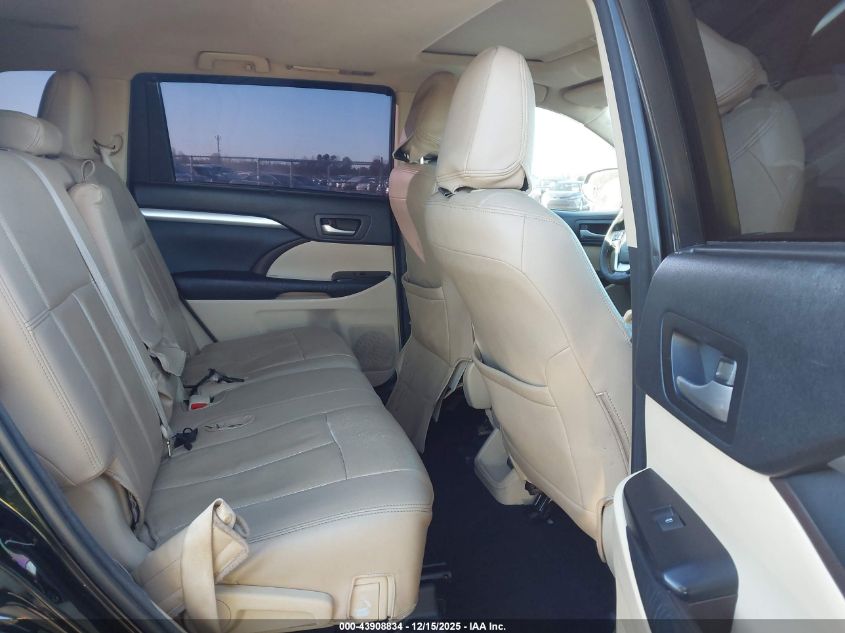 2015 Toyota Highlander Xle V6 VIN: 5TDJKRFH9FS107411 Lot: 43908834