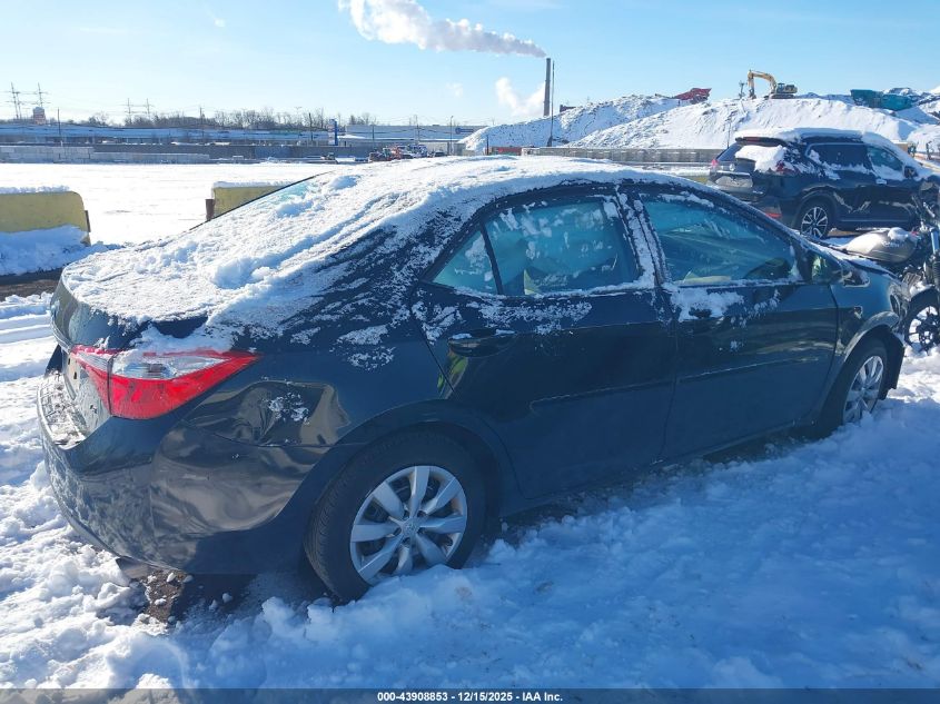 2016 Toyota Corolla Le VIN: 2T1BURHE4GC704672 Lot: 43908853