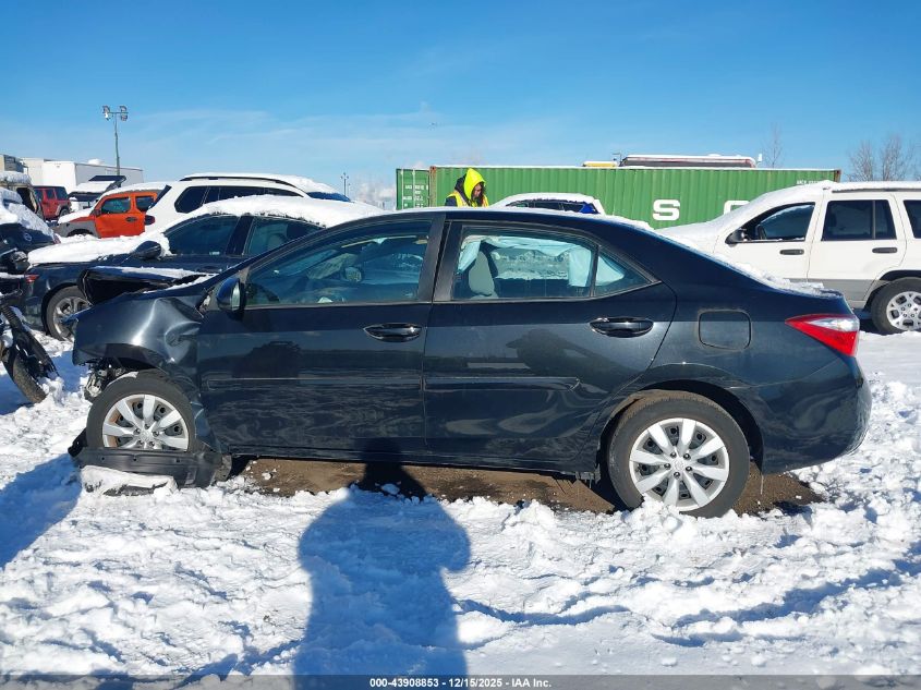 2016 Toyota Corolla Le VIN: 2T1BURHE4GC704672 Lot: 43908853