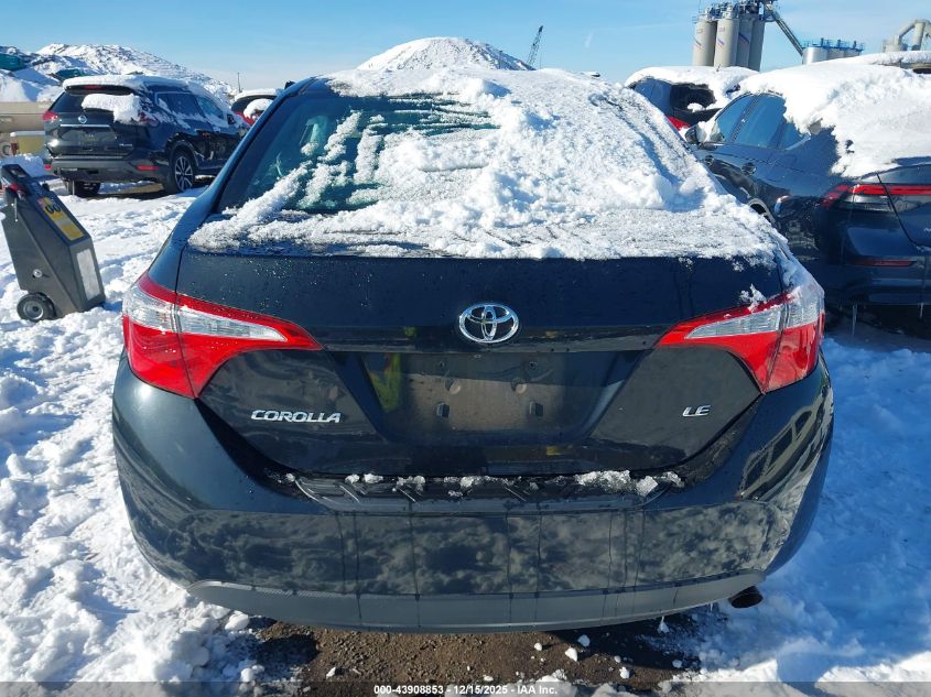 2016 Toyota Corolla Le VIN: 2T1BURHE4GC704672 Lot: 43908853