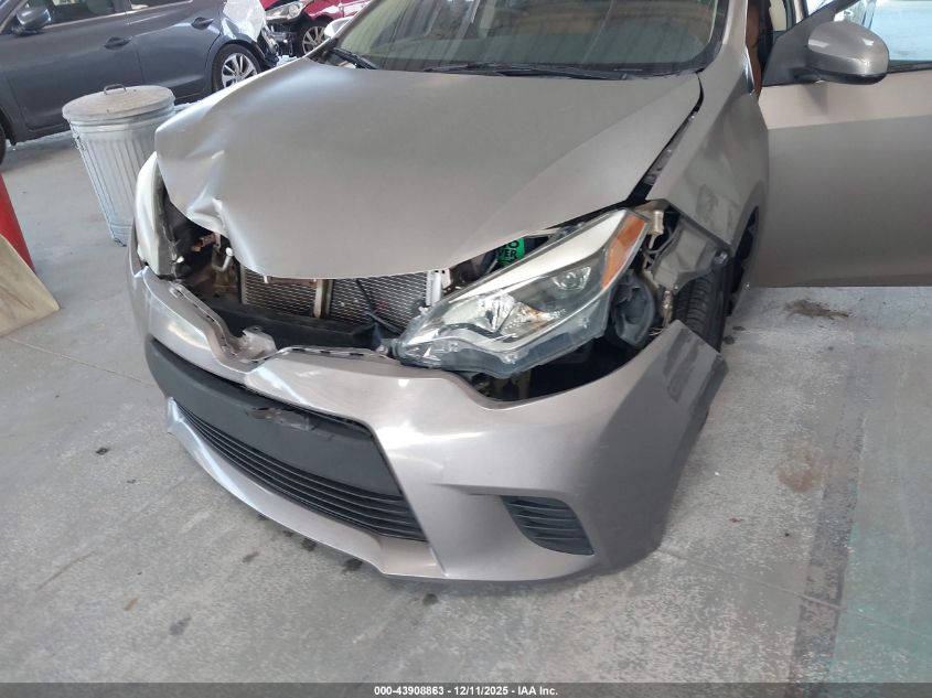 2015 Toyota Corolla Le VIN: 5YFBURHE9FP289699 Lot: 43908863