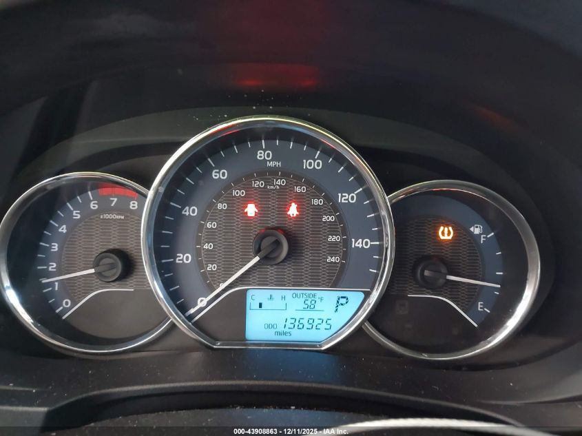 2015 Toyota Corolla Le VIN: 5YFBURHE9FP289699 Lot: 43908863