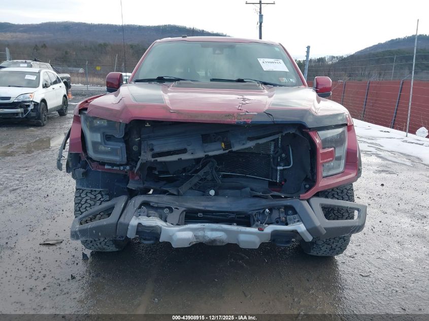 2017 Ford F-150 Raptor VIN: 1FTFW1RG3HFB36775 Lot: 43908915