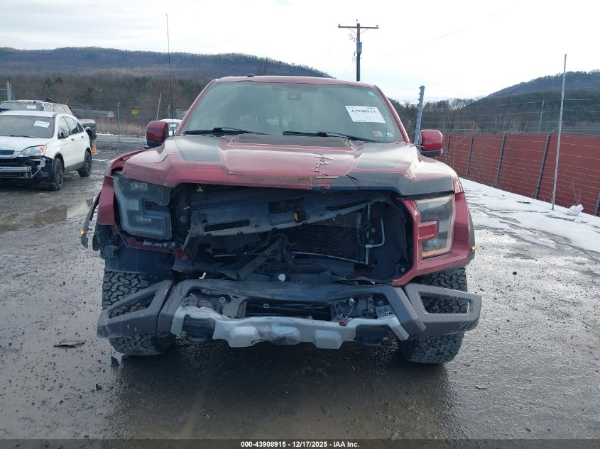 2017 Ford F-150 Raptor VIN: 1FTFW1RG3HFB36775 Lot: 43908915