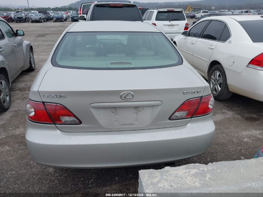 2003 Lexus Es 300 VIN: JTHBF30G830115261 Lot: 43908917