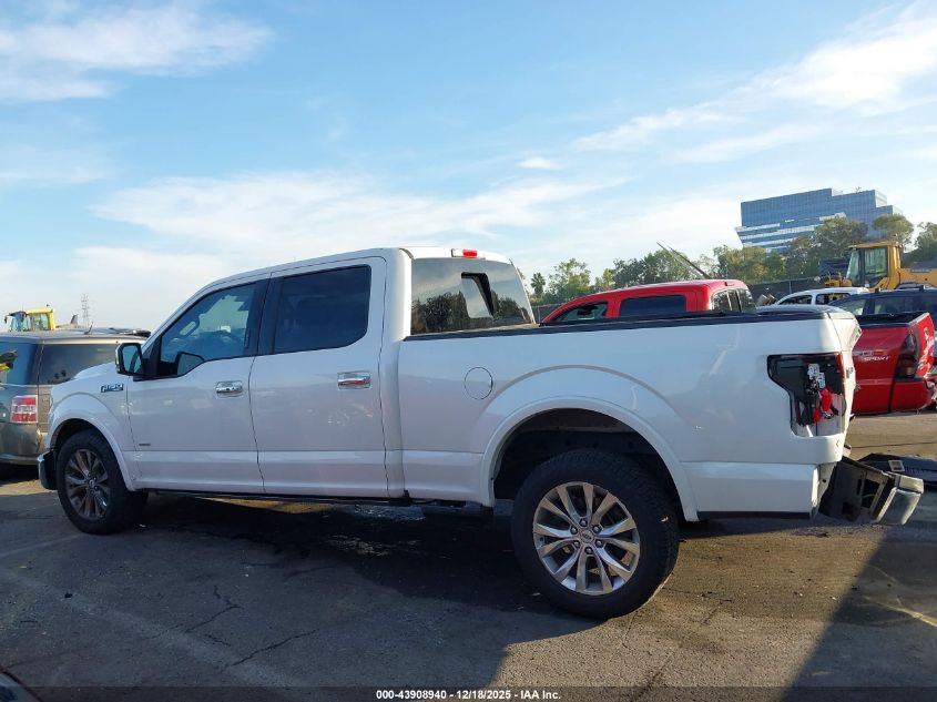 2015 Ford F-150 Lariat VIN: 1FTEW1CGXFFA40031 Lot: 43908940