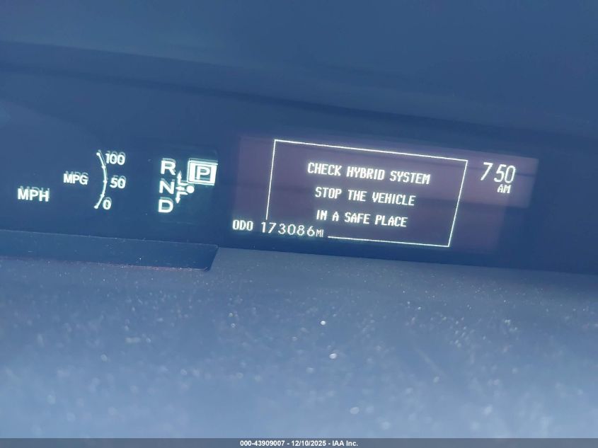 2013 Toyota Prius Four VIN: JTDKN3DU6D5541622 Lot: 43909007