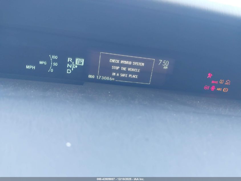 2013 Toyota Prius Four VIN: JTDKN3DU6D5541622 Lot: 43909007