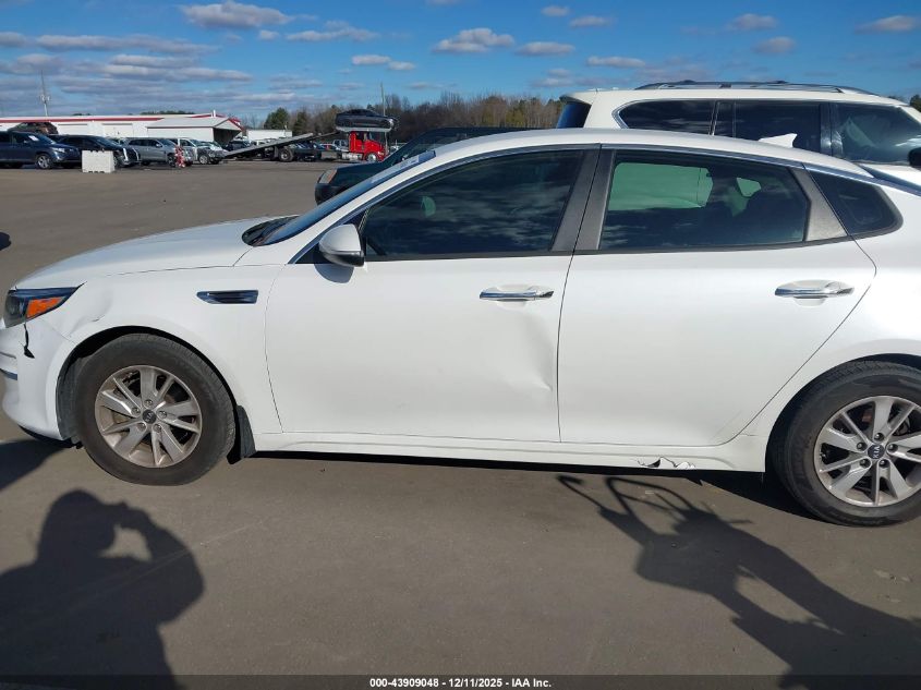 2016 Kia Optima Lx VIN: KNAGT4L30G5106722 Lot: 43909048