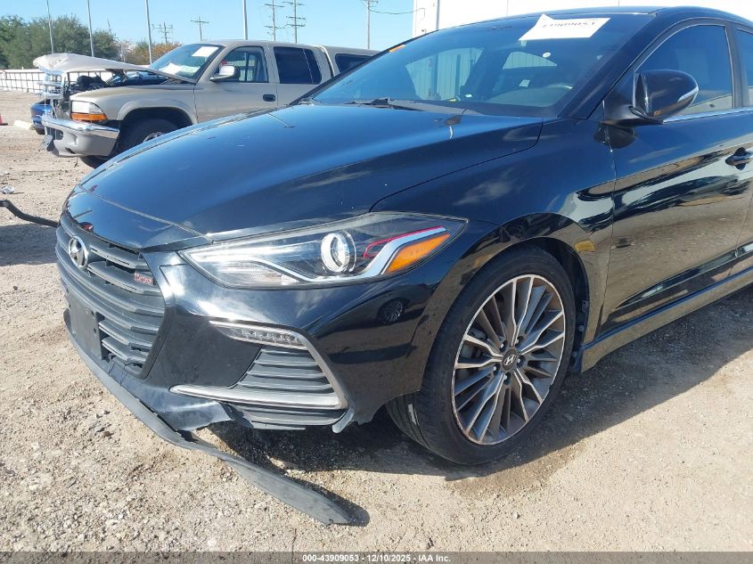2017 Hyundai Elantra Sport VIN: KMHD04LB6HU338489 Lot: 43909053