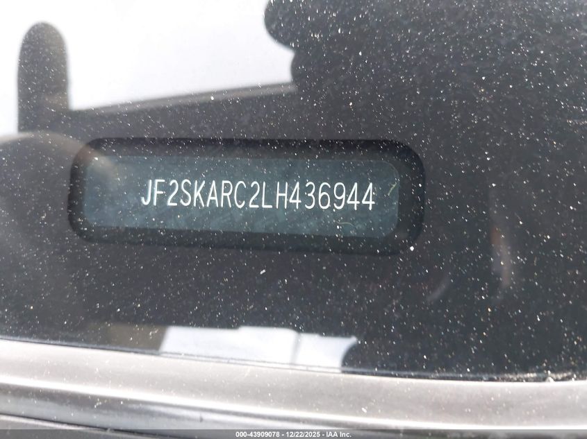 2020 Subaru Forester Sport VIN: JF2SKARC2LH436944 Lot: 43909078