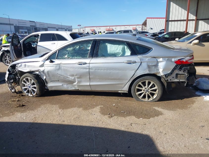 2017 Ford Fusion Hybrid S VIN: 3FA6P0UU4HR360649 Lot: 43909081