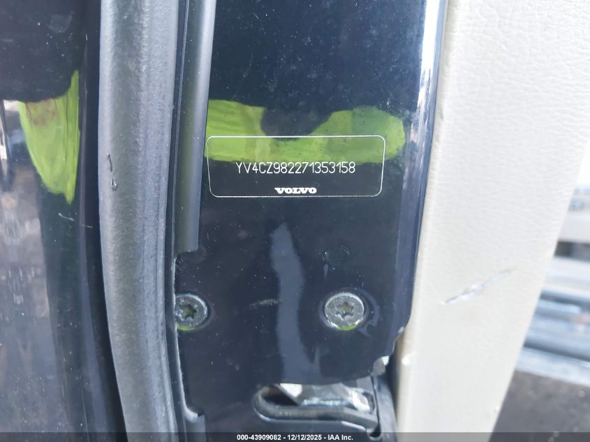 2007 Volvo Xc90 3.2 VIN: YV4CZ982271353158 Lot: 43909082