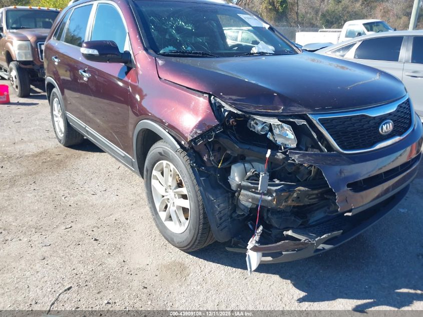 2015 Kia Sorento Lx V6 VIN: 5XYKT4A74FG583792 Lot: 43909108