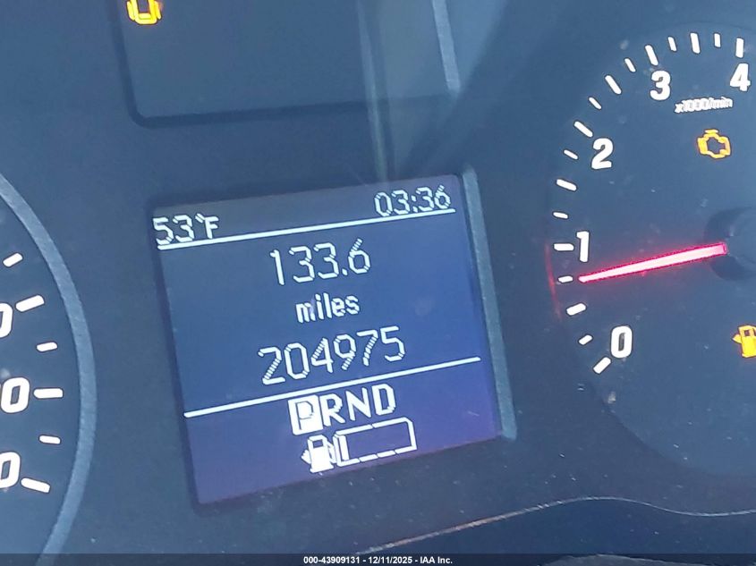 2019 Mercedes-Benz Sprinter 1500 Standard Roof I4 VIN: WD3PE7ED7KT011318 Lot: 43909131