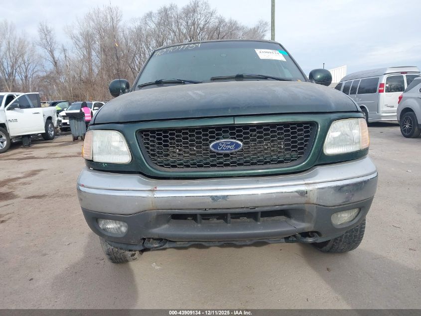 2002 Ford F-150 Lariat/Xlt VIN: 1FTRW08L52KB45420 Lot: 43909134