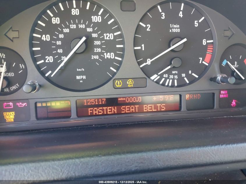 2005 BMW X5 3.0I VIN: 5UXFA13565LY20740 Lot: 43909215