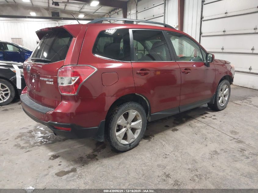 2015 Subaru Forester 2.5I Limited VIN: JF2SJAHC7FH520976 Lot: 43909229