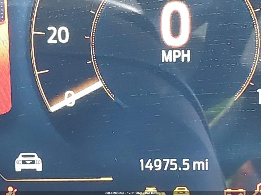 2025 Ford Mustang Ecoboost Premium Fastback VIN: 1FA6P8TH6S5122251 Lot: 43909236