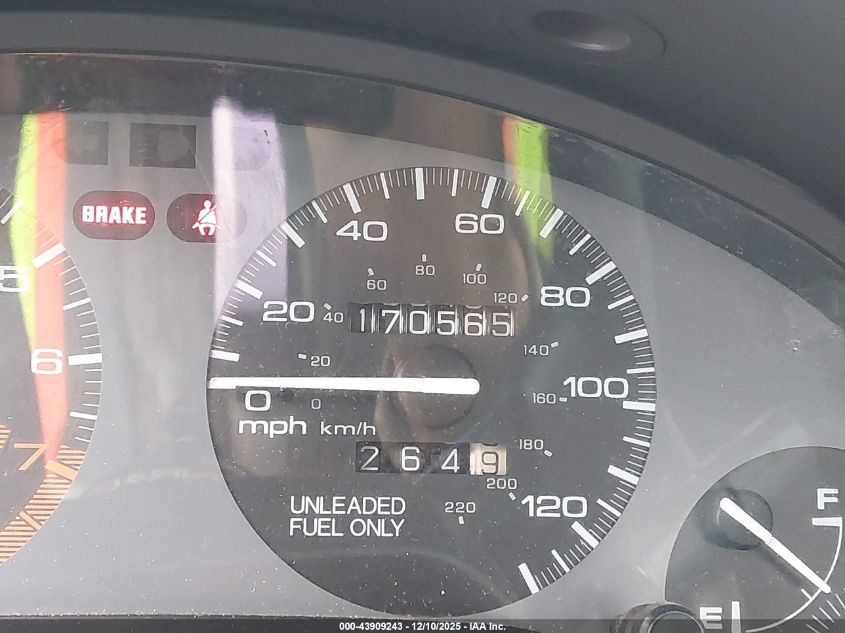 1993 Honda Civic Del Sol S VIN: JHMEG1244PS002421 Lot: 43909243